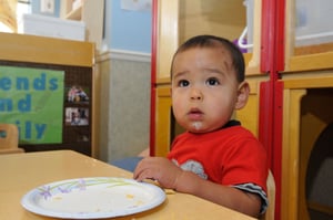 Boy at table