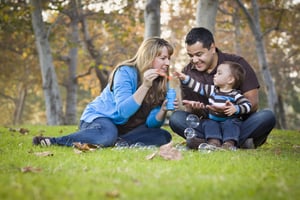 young latino family-1